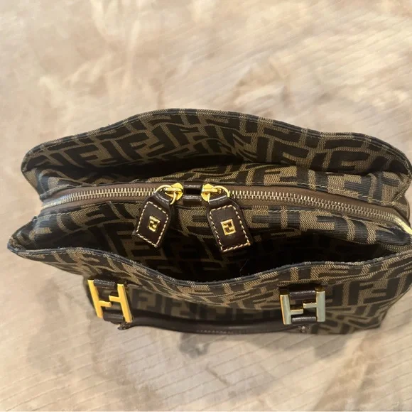 Fendi Zucca top handle. Great condition - Picture 4 of 13